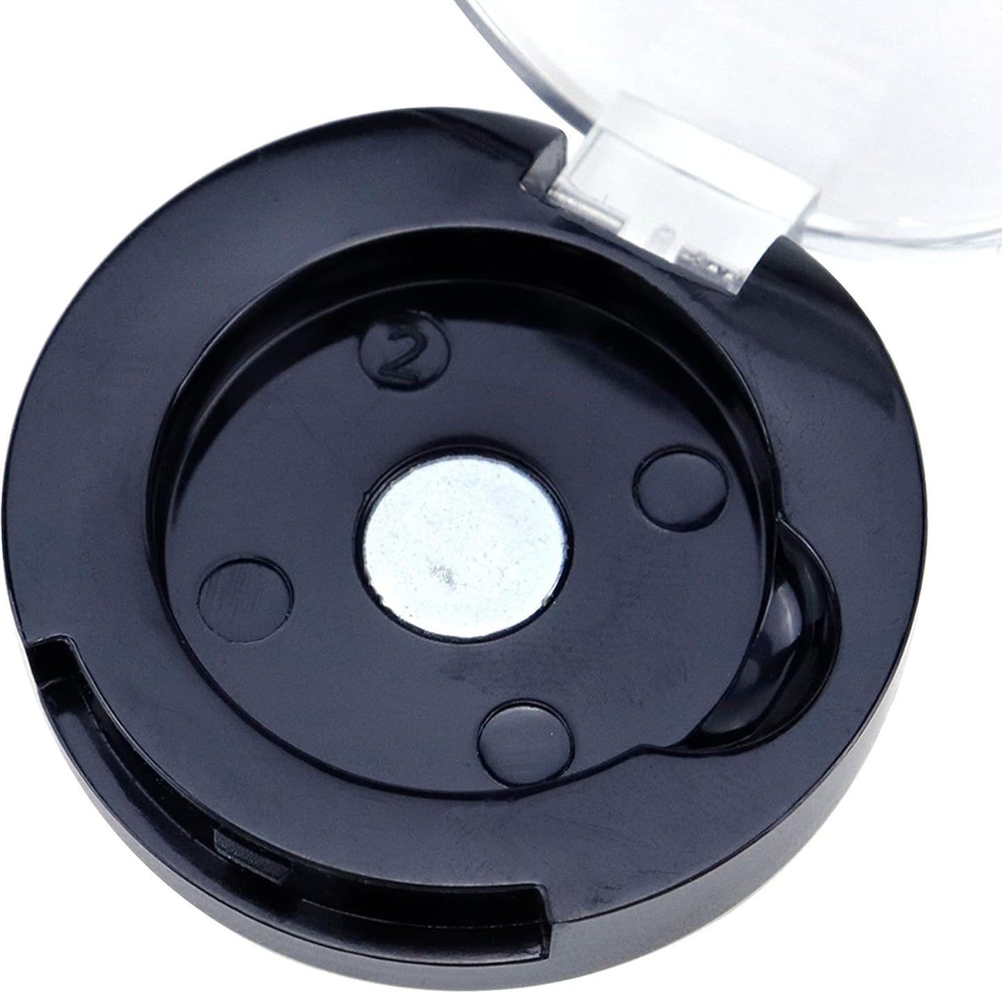 4 Pack Empty Eyeshadow Holder Case Round Magnetic Makeup Eyeshadow Lipstick Palette Container For Travel Sample DIY - Black