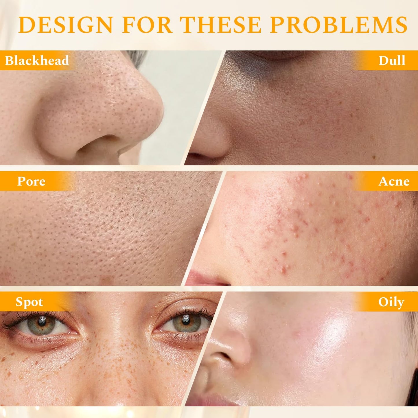 Vitamin C Face Scrub Face Exfoliator Scrub Brightening Facial Scrub Exfoliating Facial Wash Microdermabrasion Facial Scrub, Exfoliate Dirt and Dead Skin, Deep Clean Pores, 140g/5oz