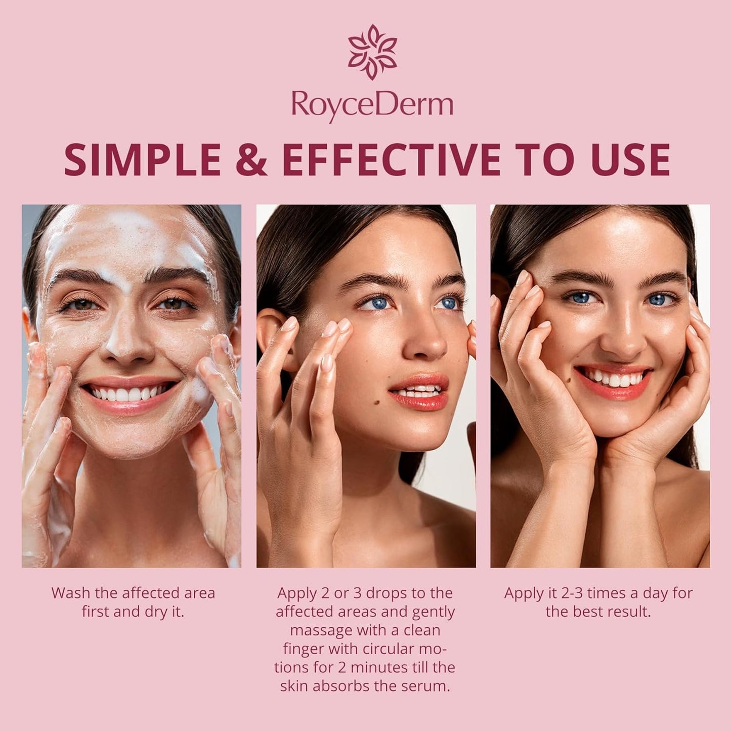 Roycederm Stye Eye Treatment Serum: Natural Stye Remover for Styes Chalazion and Blepharitis - Safe & Fast Relief