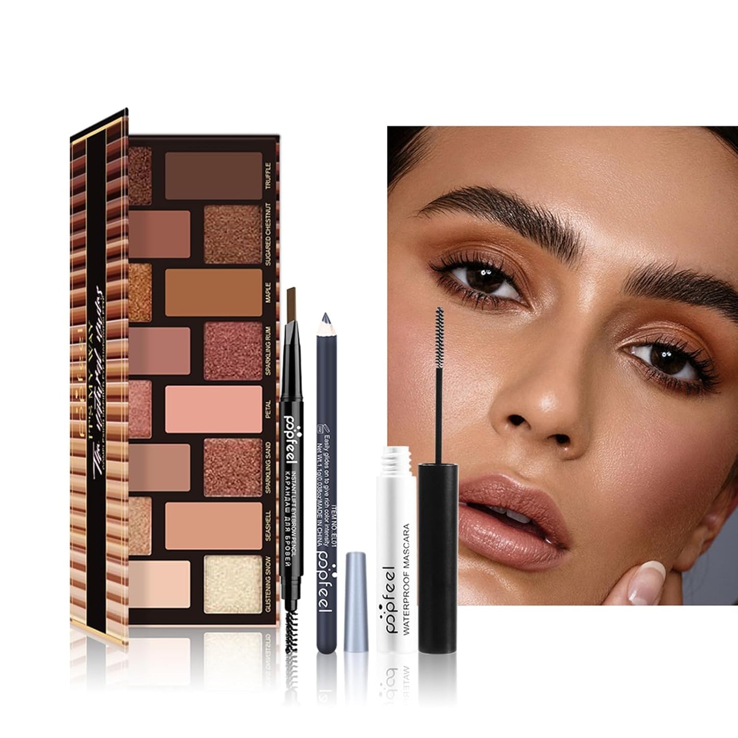 All In One Makeup Kit for Girls, Makeup Kit for Women Full Kit with Eye Shadow Palette, Makeup Brushes, Lipstick Palet, Eyebrow Pencil, Eyeliner, Concealer for Beginners and Professionals