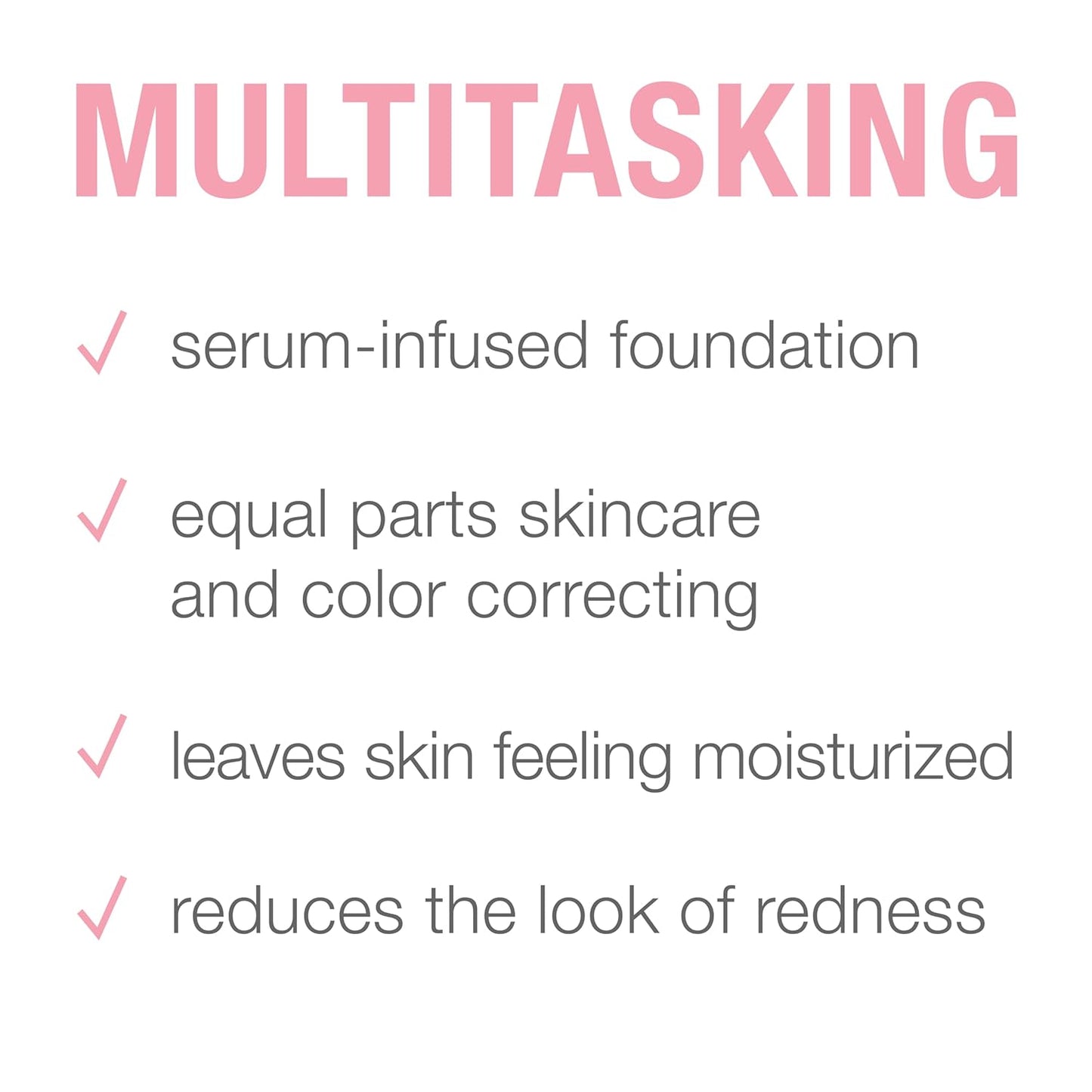 Neutrogena Healthy Skin Sensitive Skin Serum Foundation with Pro-Vitamin B5, Color Correcting & Pore Minimizing Liquid Foundation & Face Serum, Buildable Coverage, Medium/Deep 02, 1 oz