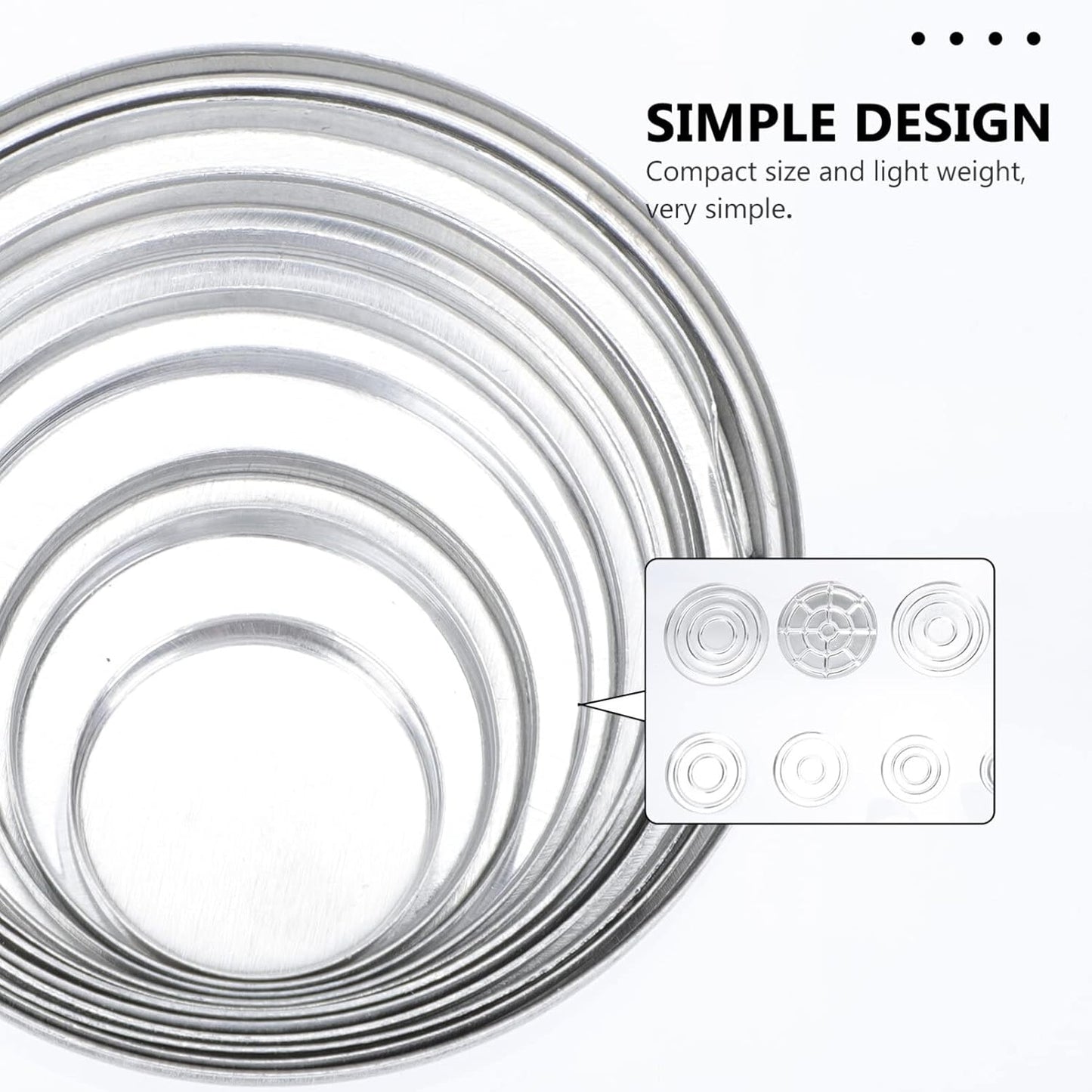 Lurrose 22pcs Empty Metal Pans Tin Palette Eyeshadow Pans Watercolor Palette Refillable Container Eyeshadow Blush Lipstick Organizer for Cosmetic Palettes