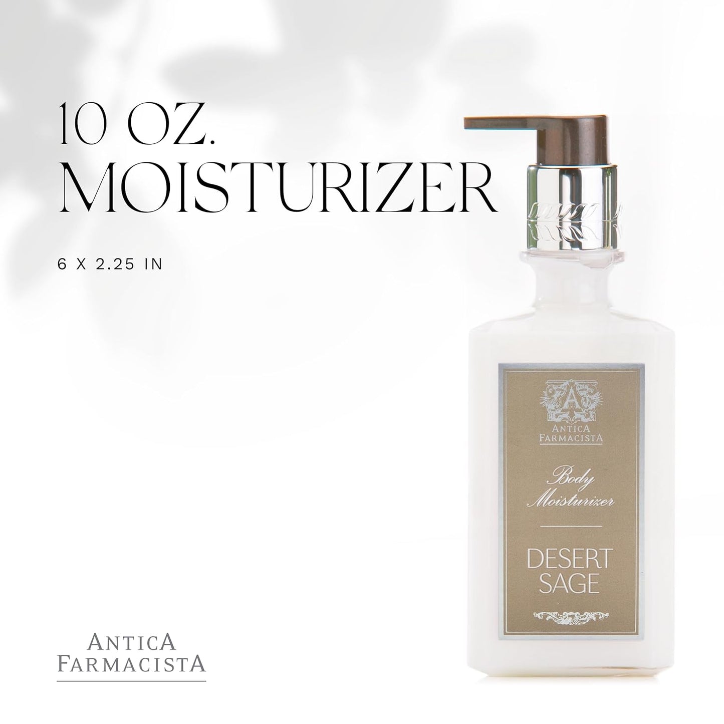 Antica Farmacista Body Moisturizer - Moisturizing Scented Lotion - Premium Body Moisturizer - Luxury Gift for Women & Men - Hand & Skin Hydration - Desert Sage, 10 Fl Oz