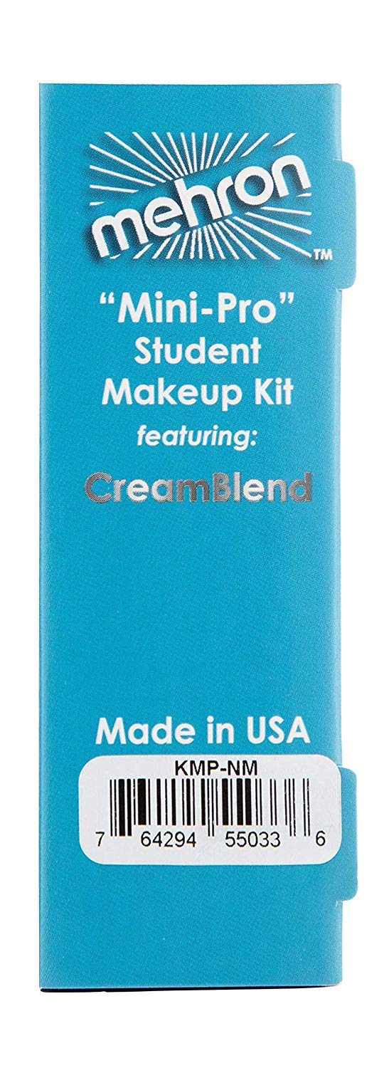 Mehron Makeup Mini-Pro Student Makeup Educational Kit (Medium/Olive)