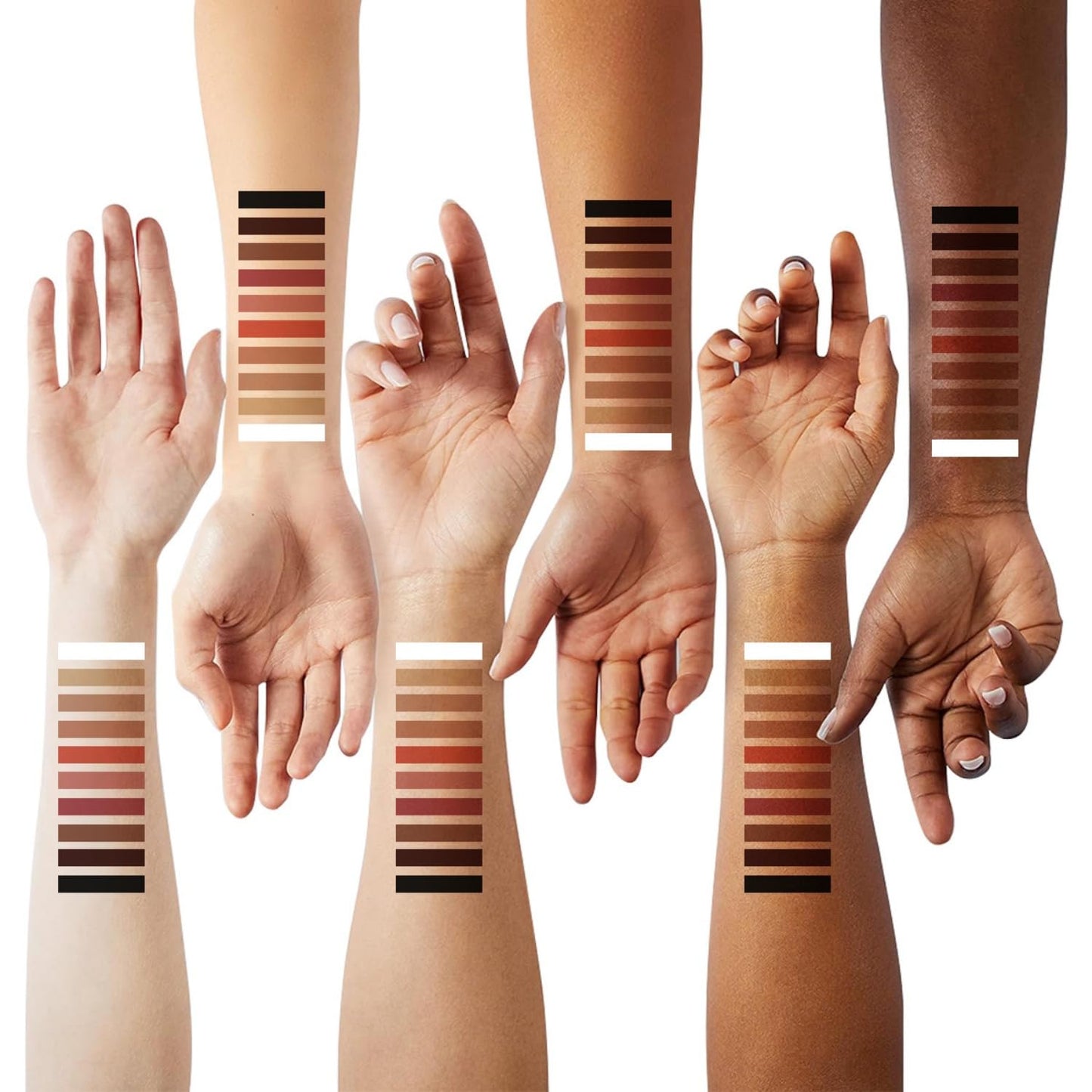 MAEPEOR Matte Liquid Eyeshadow 10 Colors Naked Smooth Creamy Eyeshadow Long Lasting and Waterproof Lightweight Cream Eye Shadow (P08 Mahogany)