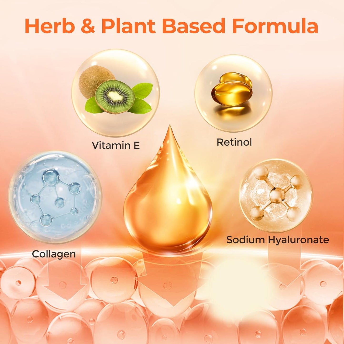 Retinol Eye Cream for Dark Circles and Puffiness, Anti Aging Under Eye Cream with Hyaluronic Acid, Retinol & Collagen to Fight Fine Lines, Wrinkles & Dark Spots