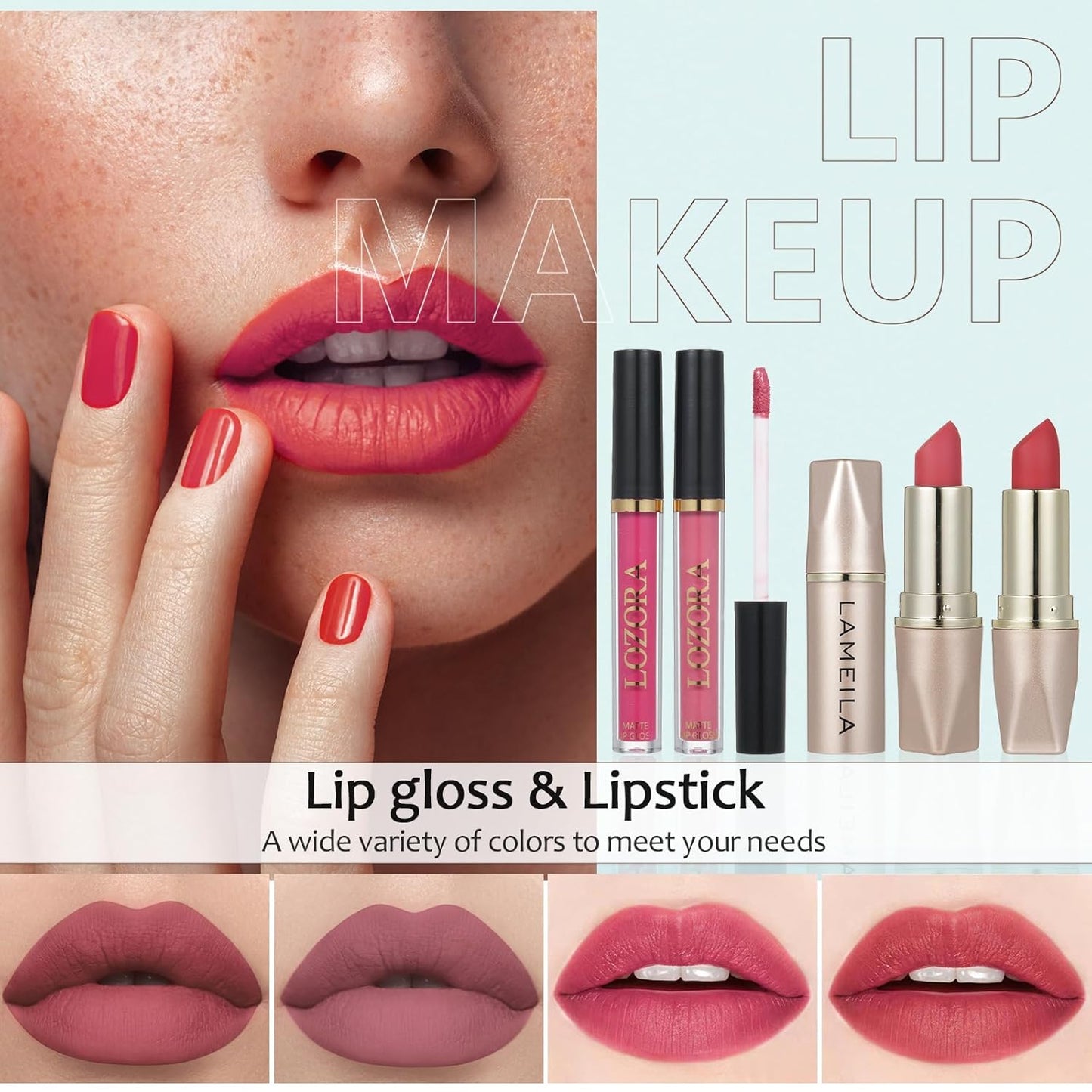 All in One Makeup Kit for Women Full Kit Includes Palette Foundation & Face Primer, Makeup Brush Makeup Sponge, Eyebrow Soap, Winged Eyeliner Stamp 20 Colors Eyeshadow Gift Set for Women, Girls & Teen