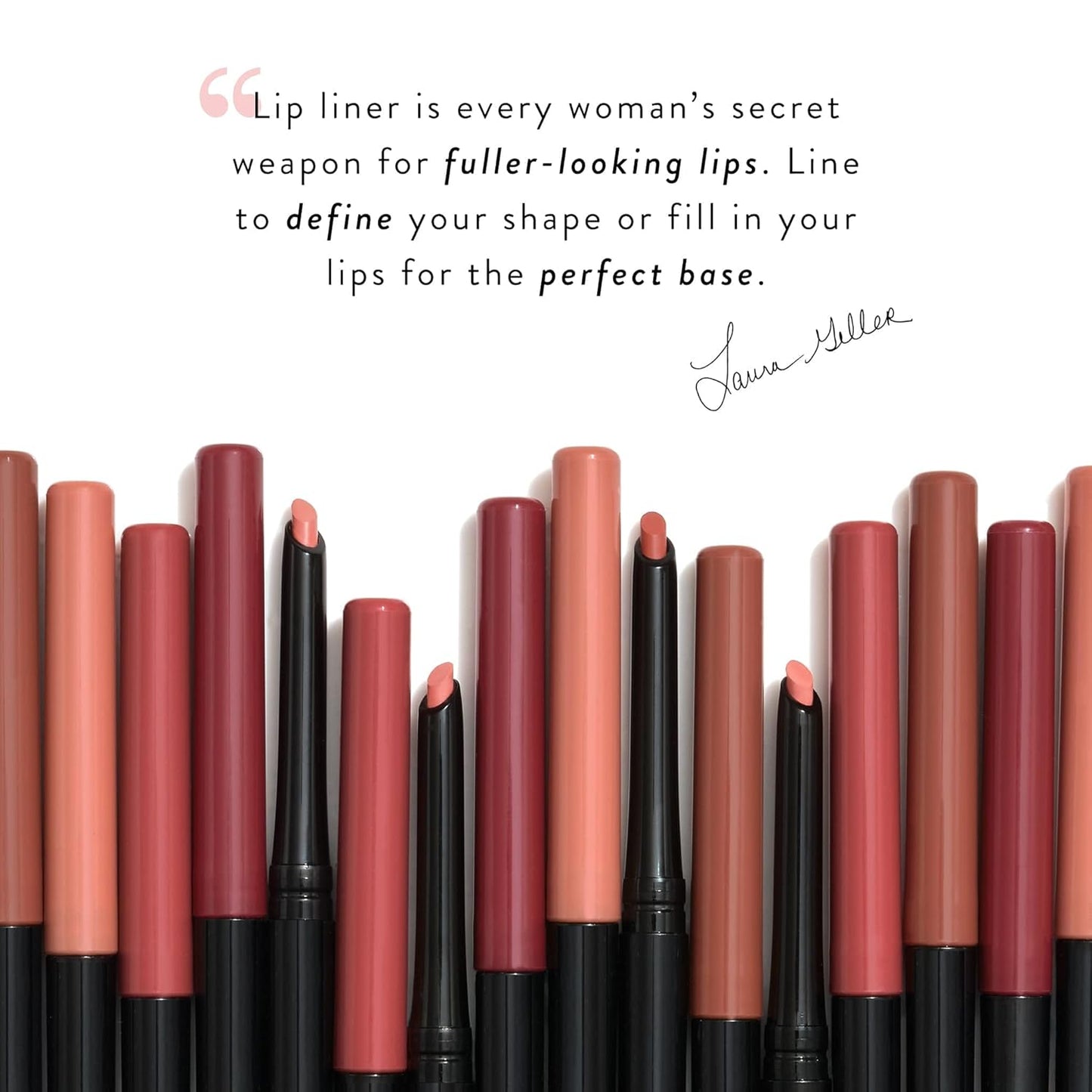 LAURA GELLER NEW YORK Modern Classic Lip Liner, Luxurious Creamy Long Lasting Lip Liner, Prevents Feathering and Fading, Beautiful Berry