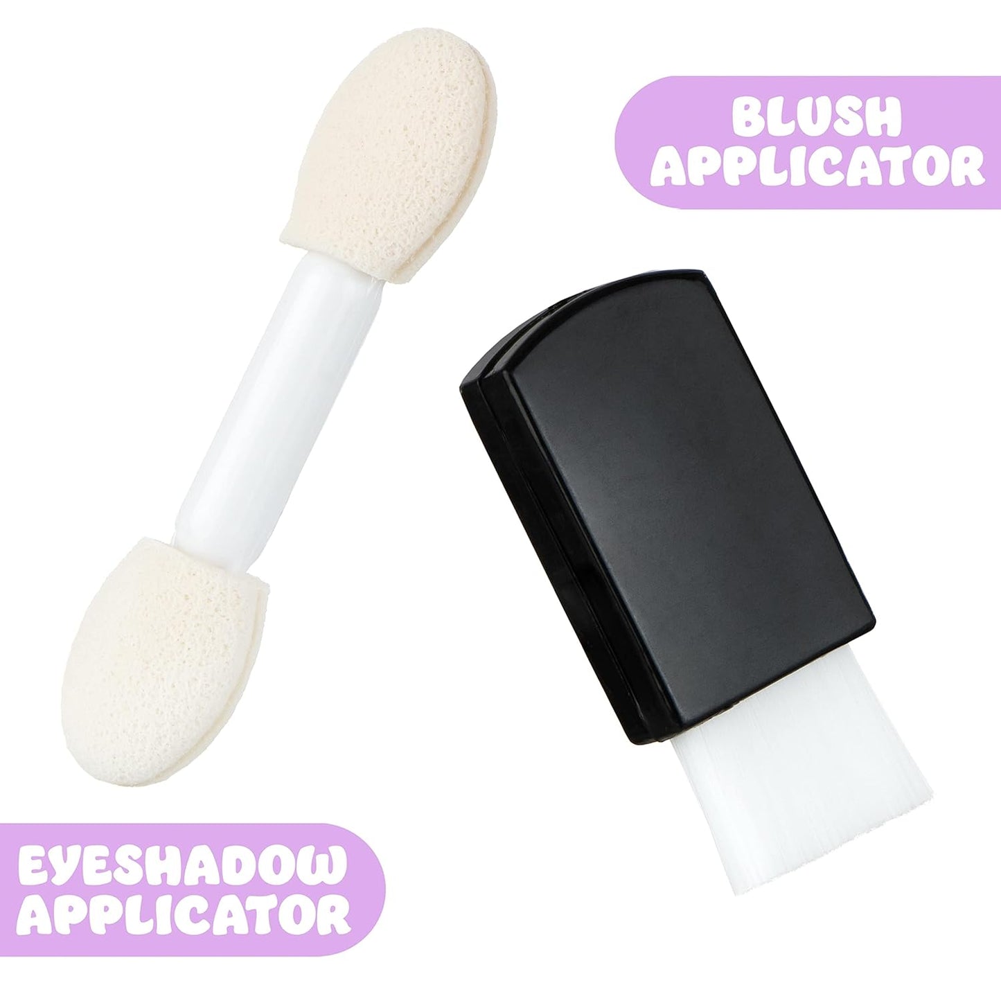 Expressions The Sweet Life Glisten & Glitter Makeup Palette 10 Color Eyeshadow Palette & Blush Makeup Novelty Beauty Set, Fold Out Compact with Mirror,Washable, Non-Toxic