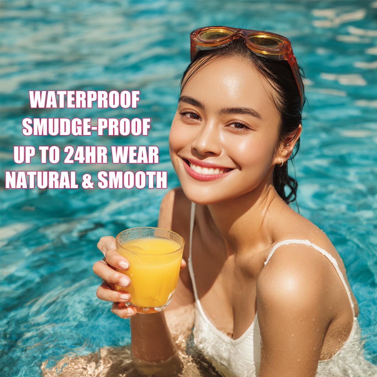 Eyebrow Pencils for Women, 2-in-1 Dual-Ended Microblading Eyebrow Pencil Waterproof with 2 Fork Tip and Spoolie Brush for Hair-Like Natural Brows Eyebrow pen, Non-Dry, Last All-Day (Black)