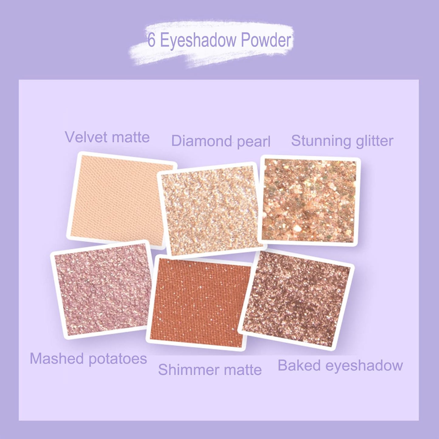 Violet Fairy 9 Color Eyeshadow Palette, Warm Neutrals (02)