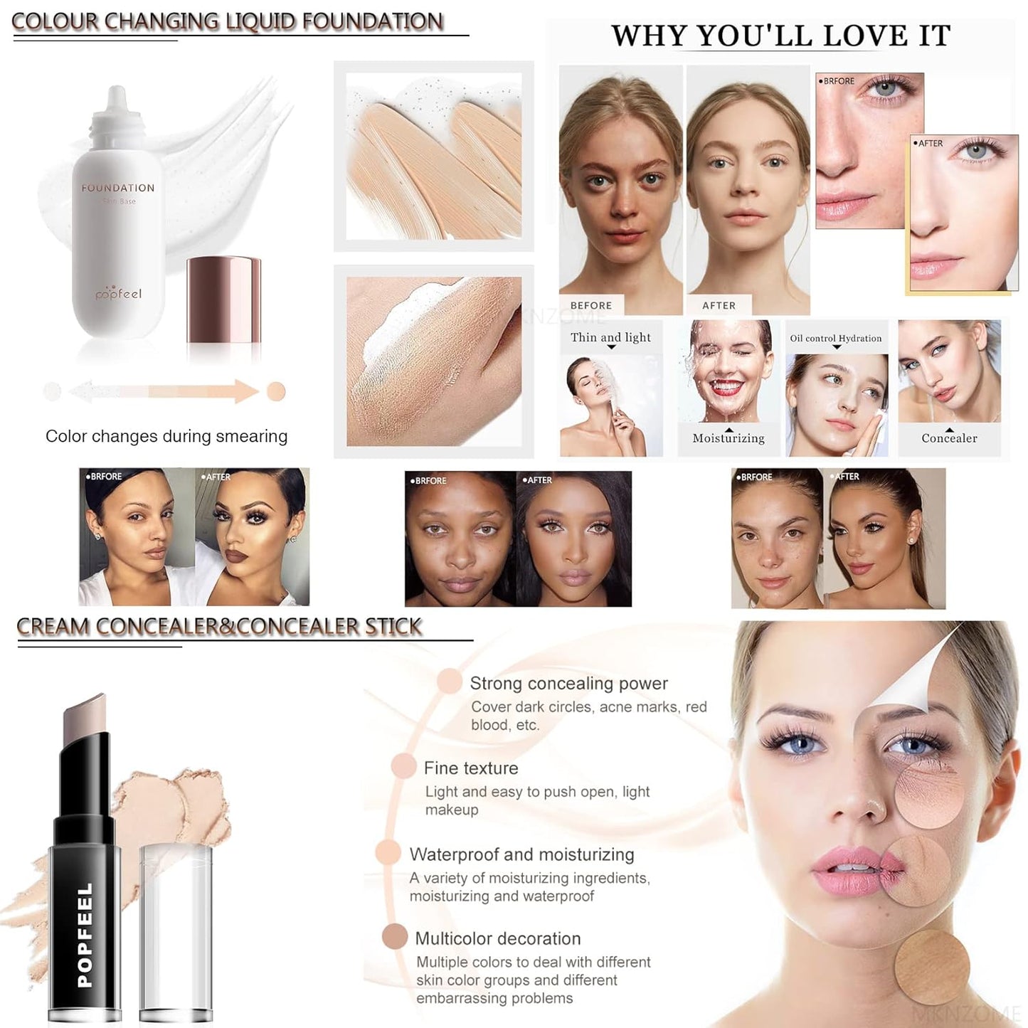 Professional Makeup Kit for Women Full Kit, Makeup Set Cosmetic Make Up Kit with Makeup Bag Include Eyeshadow Palette Makeup Brushes Set Lipstick Lip Gloss Foundation Concealer