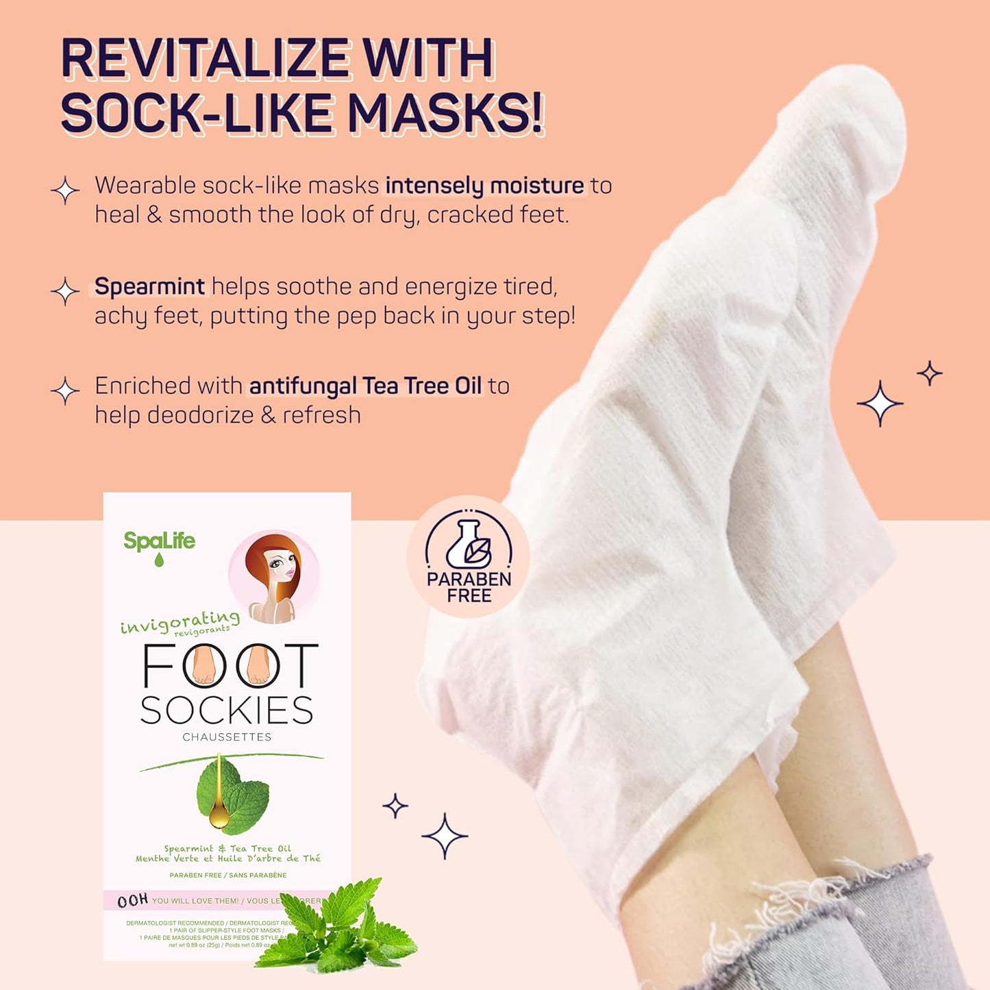 SpaLife Pink 10 Piece Spa Gift Set - Korean Skin Care Set with Travel Size Face, Hand, Foot & Nail Products - Skincare Bundle for Women