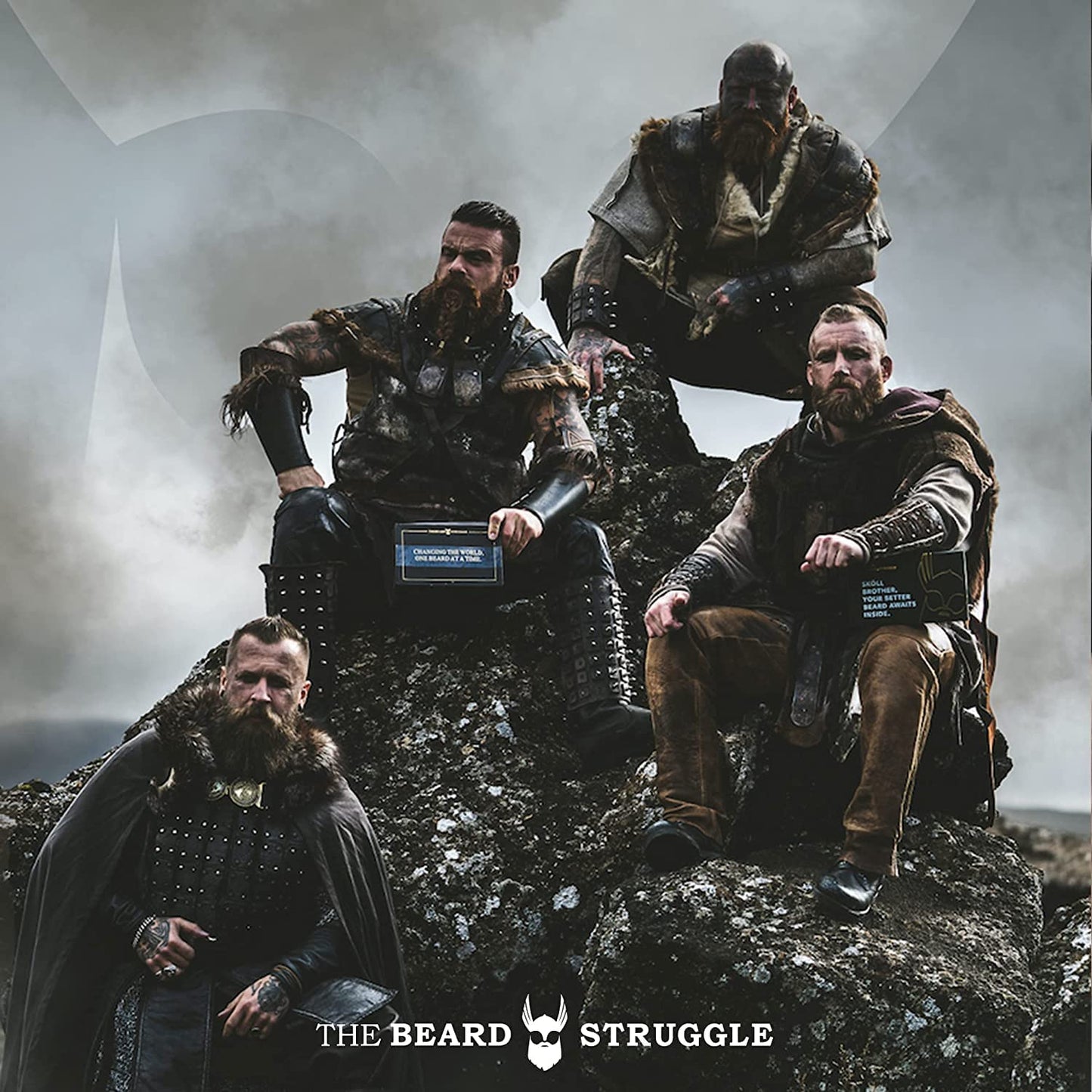 The Beard Struggle - Marksman's Beard Conditioner - Valhalla's Gates, Gold Collection - Nourish, Softens, & Strengthens Beard - Radiance Beard Conditioner for Men (8 Fl oz)