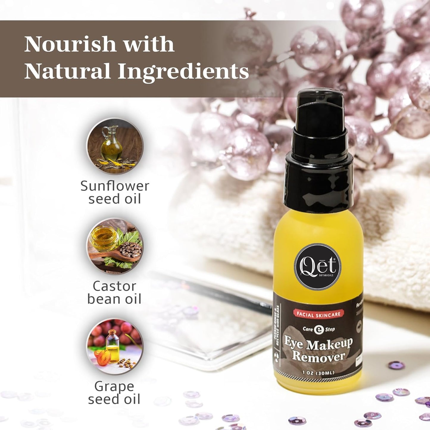 Qēt Botanicals Supple Eye Makeup Remover