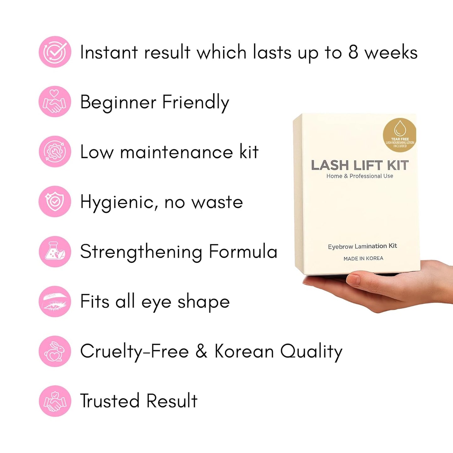 Korean Lash Lift Kit - Eye Brow Lamination Kit Eyelash Perm Kit Eyelash Lift Kit Lash Perm Eyebrow Lamination