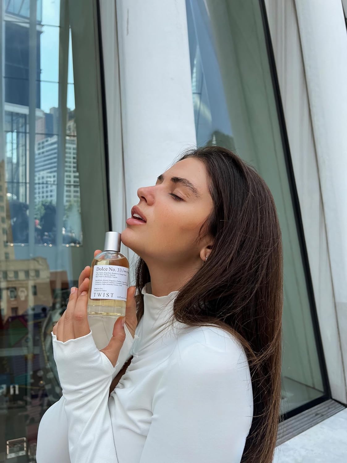 Twist Love at First Sniff No. 132 - Inspired by Manc. Instant Crush, Long-Lasting Perfume for Women & Men, Vegan, Clean Ingredients, Saffron & Amber Fragrance – Spray 100 ml | 3.4 fl. oz.