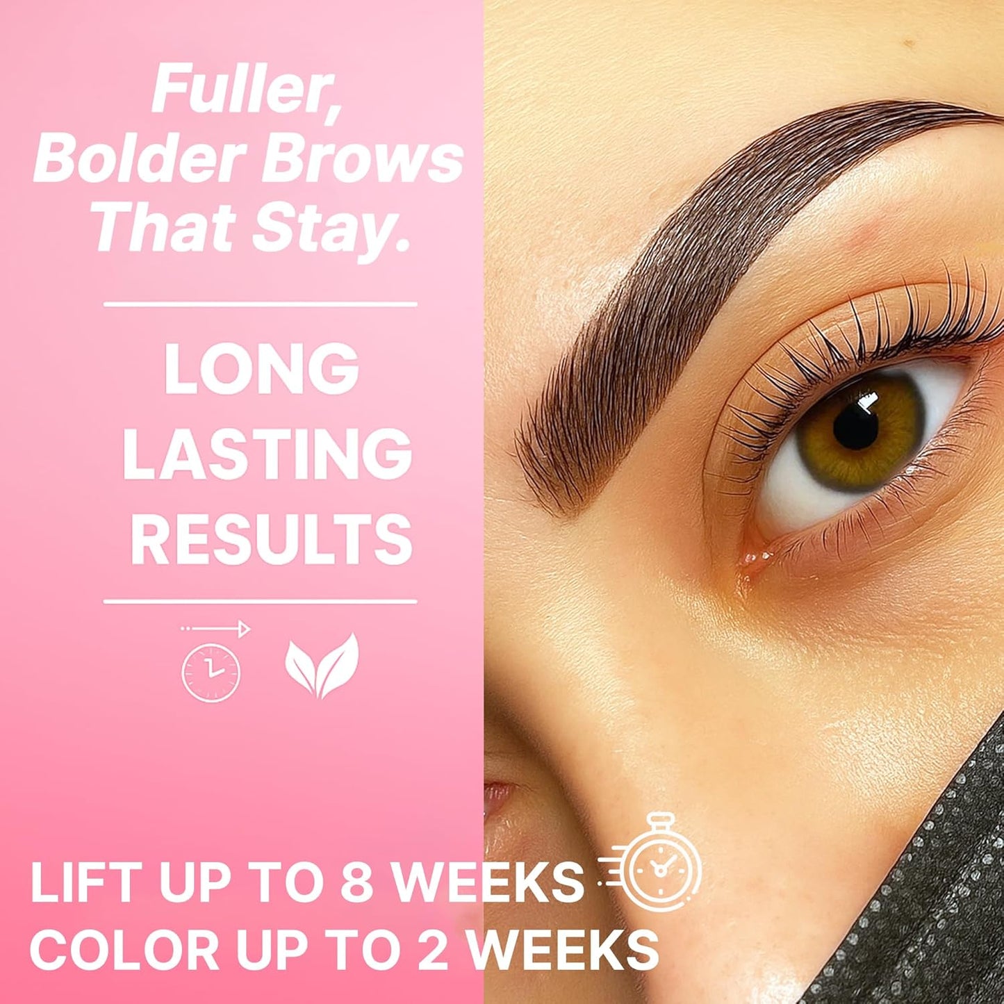 Korean At Home Eye Lash Lift and Tint Kit Professional Brow Lamination and Tint Kit Eye Lash Tint Kit Black Eye Brow Tint Kit