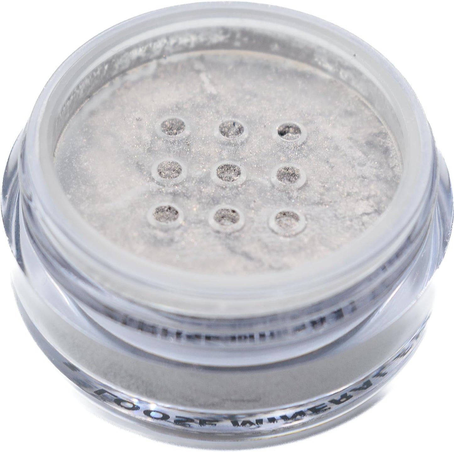 Funky Frost Silver Grey Metallic Mineral Single Loose Powder Eyeshadow, Vegan, Talc & Paraben Free, No Animal Testing & Cruelty Free