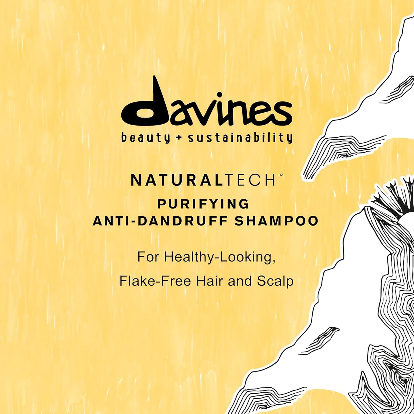 Davines Naturaltech PURIFYING Shampoo, Anti-Dandruff Protection While Gently Cleansing And Clarifying, 8.45 fl. oz.