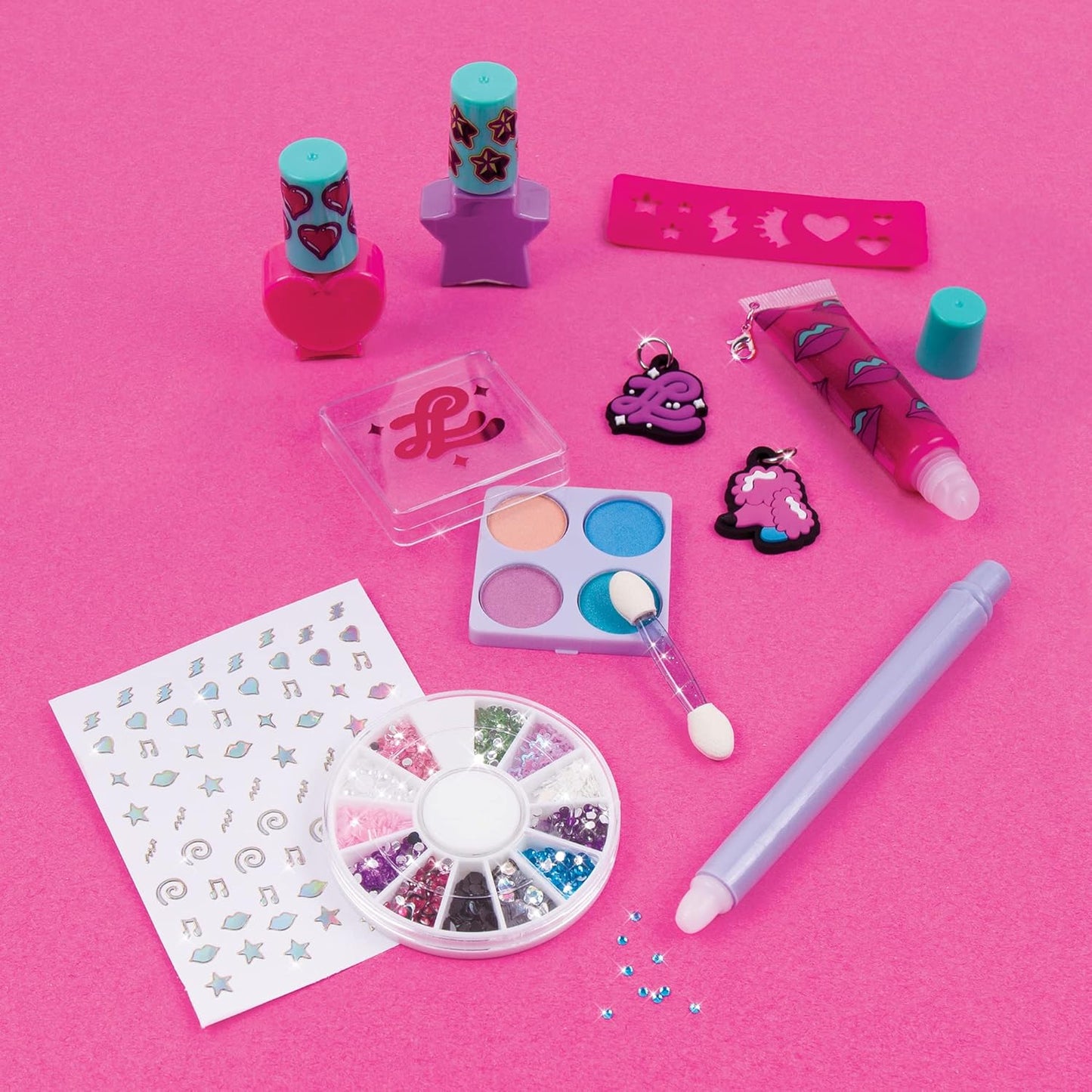 That Girl Lay Lay: Slay All Day Cosmetic Expressions - 12 Piece Set, Make It Real, Nickelodeon, Nails-Eyes-Lips-Style!, Beauty & Makeup Kit, Nail Art, Tweens & Girls, Kids Ages 6+