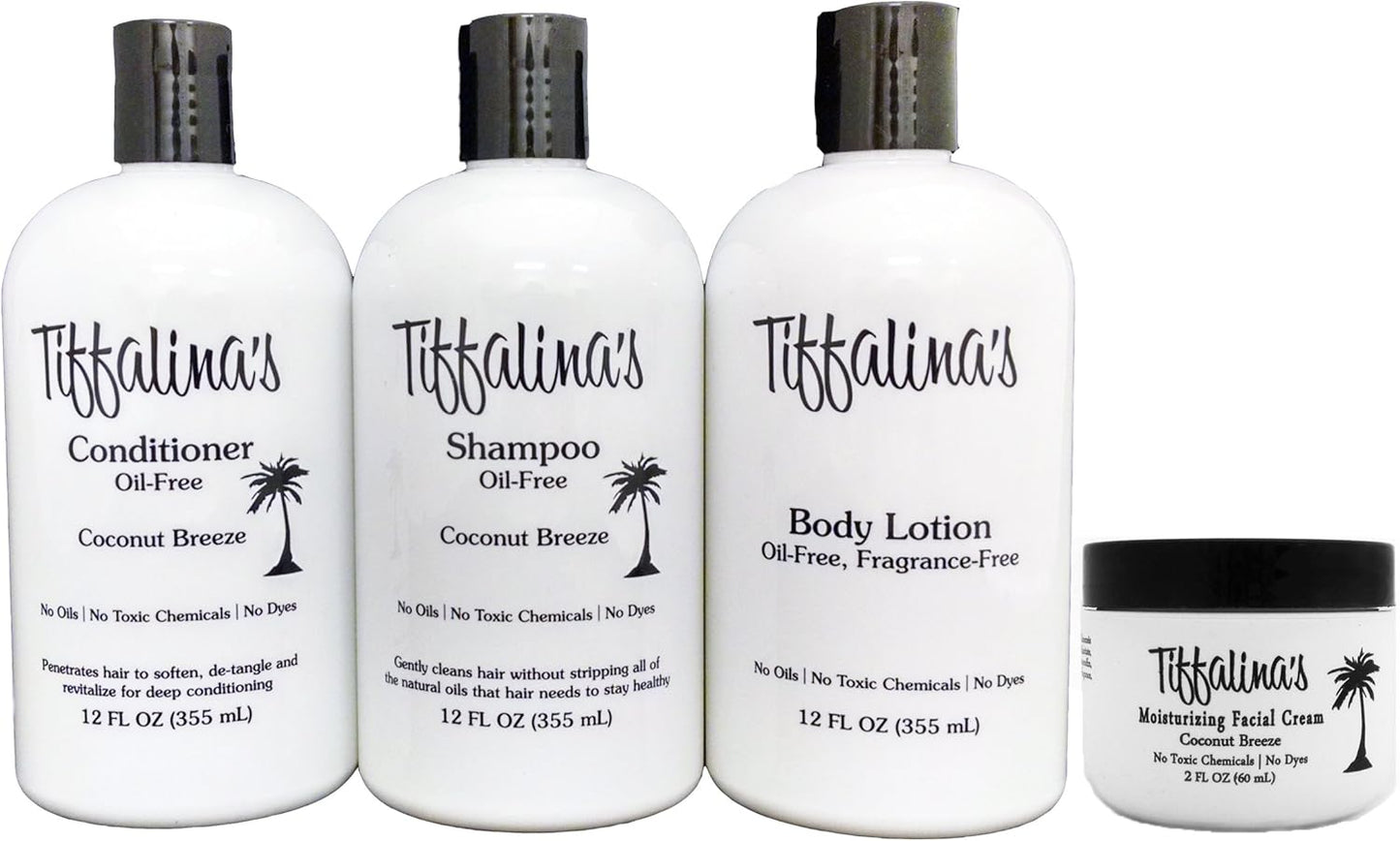 Diet Safe Hygiene Kit for Oil Free Diet Plans (4 Piece)