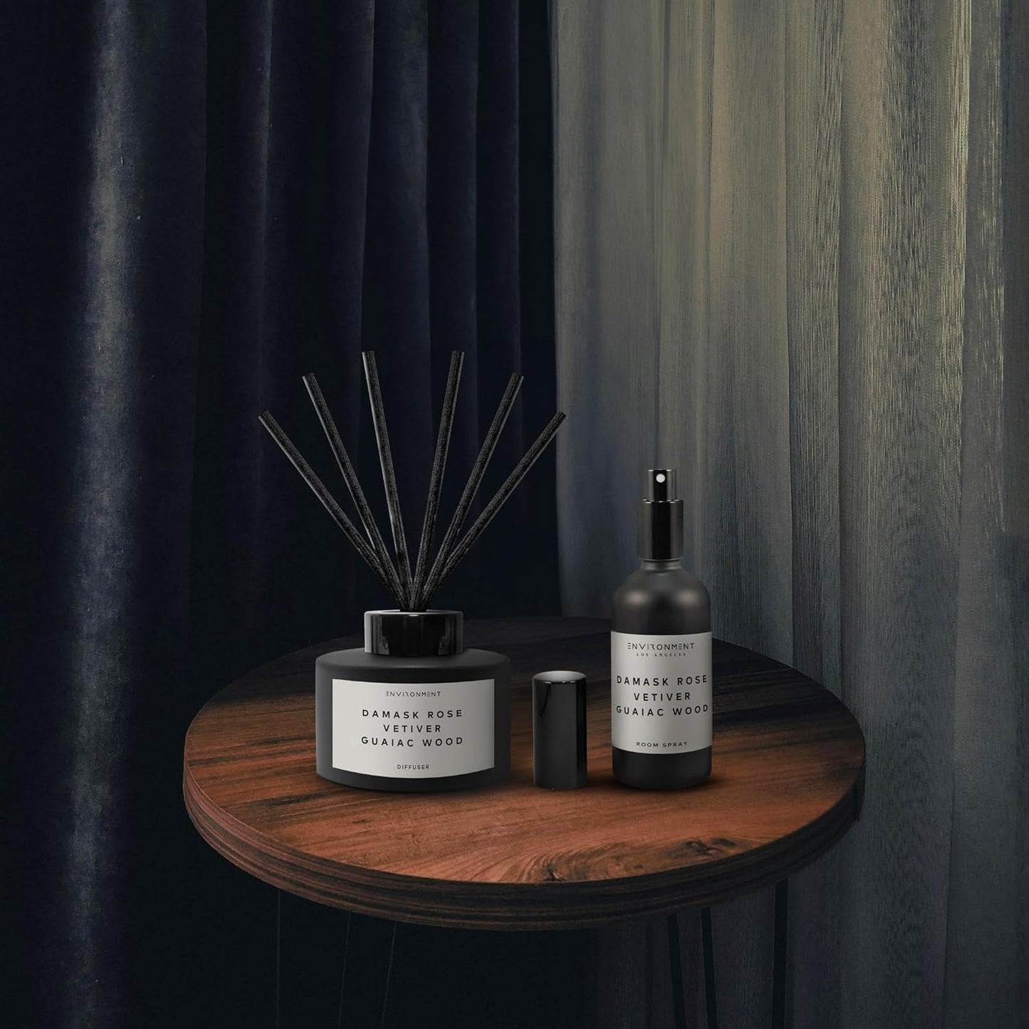 ENVIRONMENT Inspired by 5-Star Hotels FMT Room Spray, 100ml Air Freshener (Damask Rose | Vetiver | Guaiac Wood) Home Fragrance Accessories, Room Perfume, Room Deodorizer, Vegan & Cruelty-Free