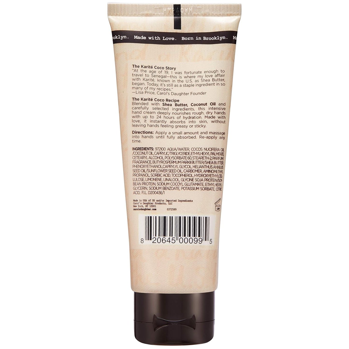 Carol's Daughter Karité Coco Intensive Hand Cream, 2.5 oz