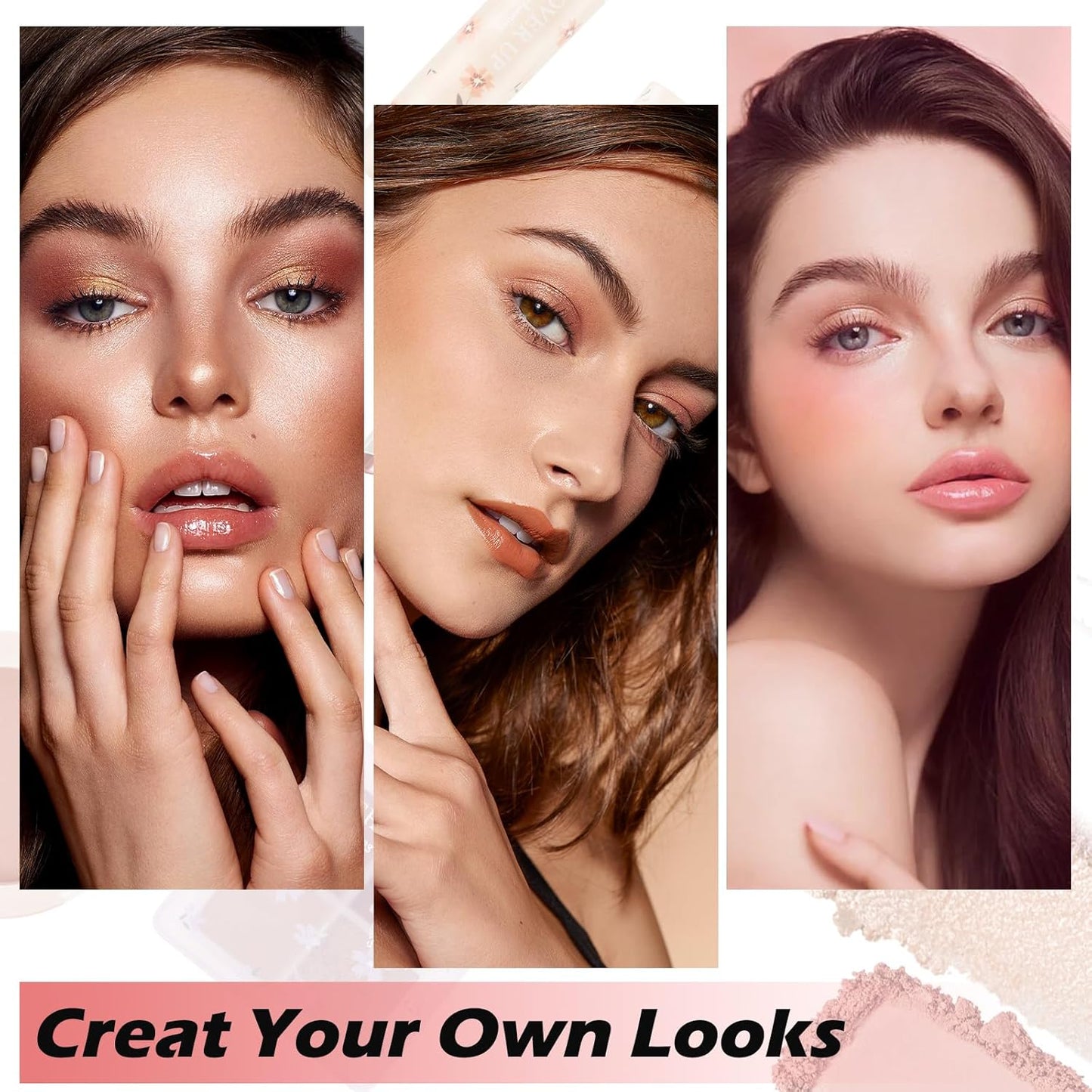 Makeup Kit for Women Full Kit Multipurpose Makeup Sets Gifts,include Lip Gloss,Blush,Eyebrow Pencil,Eyeshadow Palette，Concealer