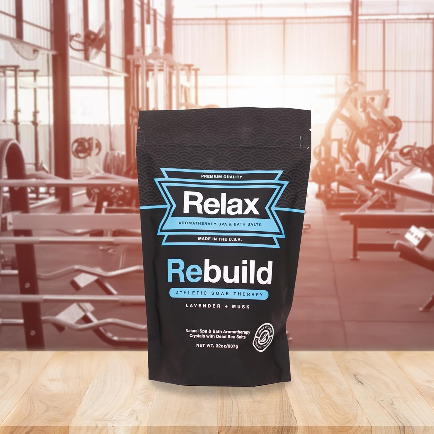 Relax Spa & Bath, Epsom & Dead Sea Salts, Aromatherapy Bath Salts for Hot Tub, Bath, or Spa, Infused with Magnesium, Rebuild Athletic Soak Therapy