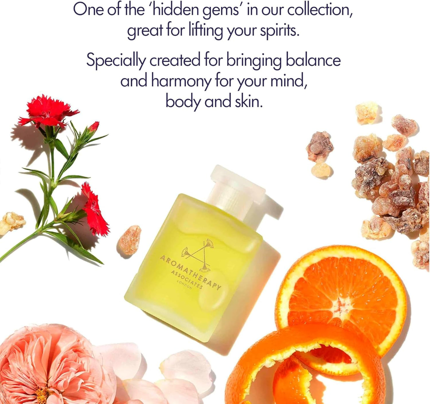 Aromatherapy Associates Support Equilibrium Bath and Shower Oil – Hydrating Oil with 3 Essential Oils to Uplift Mind, Body, and Spirit (1.86 oz)