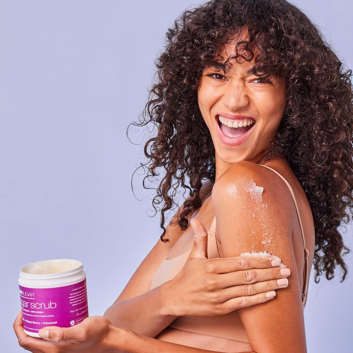 Raw Sugar Pineapple + Coconut + Maqui Berry Body Ritual Bundle - Exfoliating Body Scrub and Body Butter, Formulated without Sulfates + Parabens, Body Care Products for Women & Men