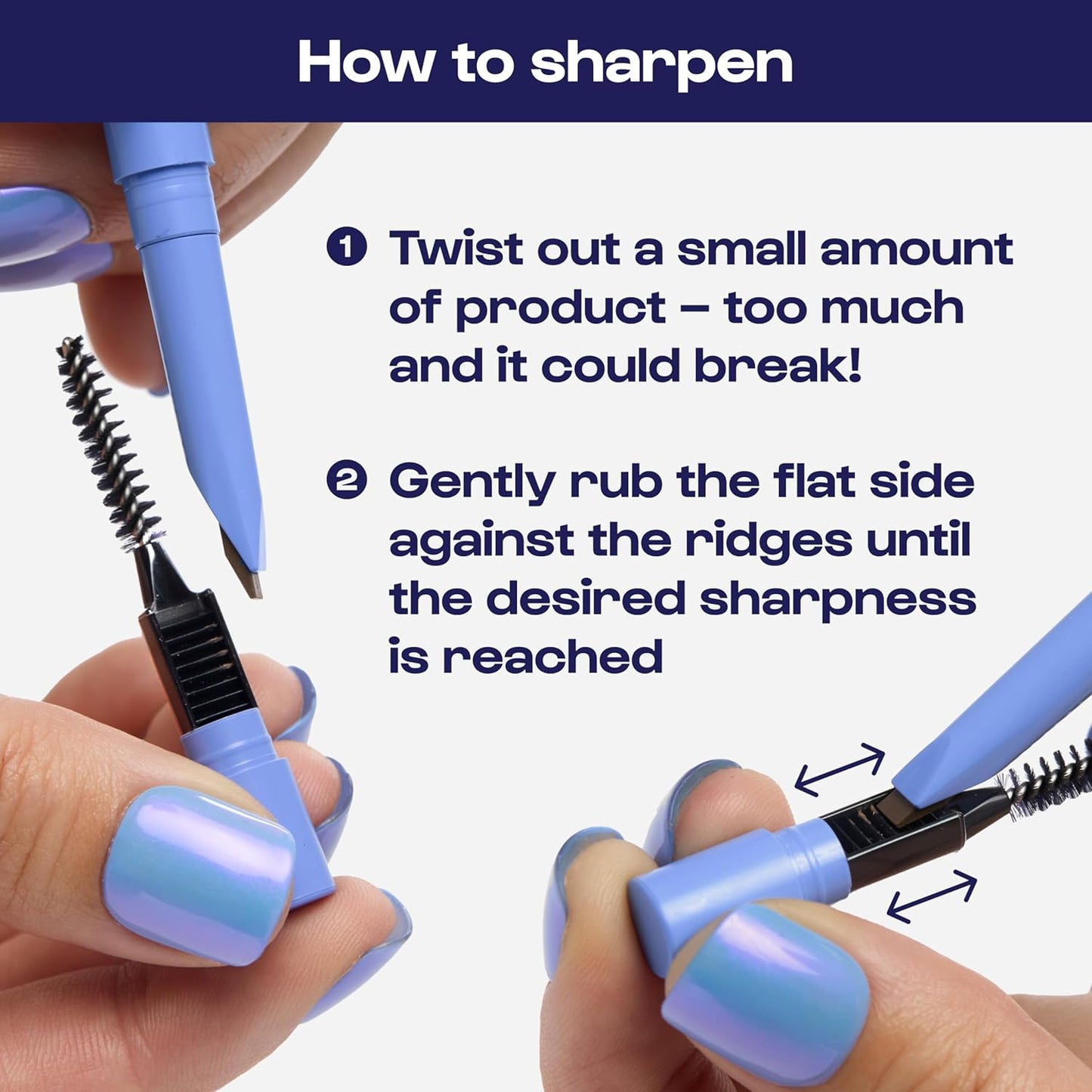 ALLEYOOP Swift Eyebrow All-In-1 Brow Definer with Built-In Sharpener & Spoolie Brush, Water & Smudge Resistant and Eyebrow Pencil for Women, Natural Matte Finish, Vegan, Cruelty-Free (Medium Brown)