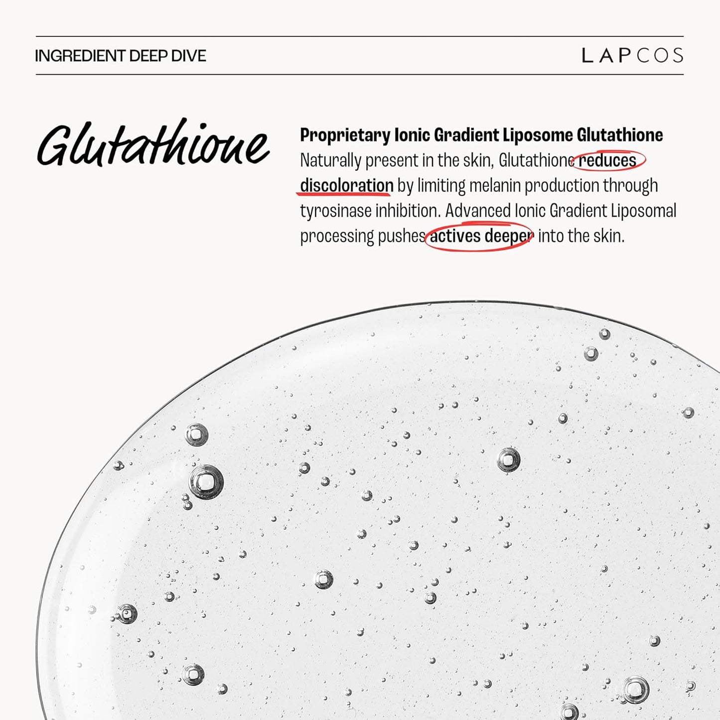 LAPCOS Glutathione Radiance Rescue Mask - Korean Skin Care Mask w/Glutathione, Niacinamide & Peptides - Hydrating Face Masks Spa Gifts for Women - Revitalizing & Firming Face Mask (5 Count, 0.91 oz)