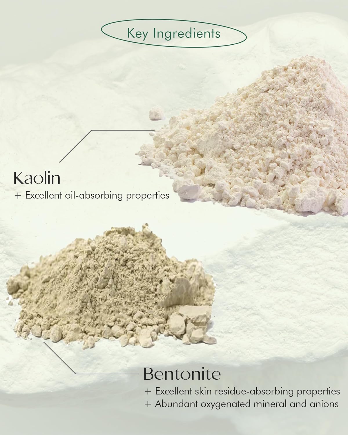 SKINCURE Vegan Seaweed Mud Mask, Korean skincare Blackhead Remover Clay Mask for Pore Cleansing with Kaolin & Bentonite, Oil Control & Gentle Exfoliation, 3.5oz