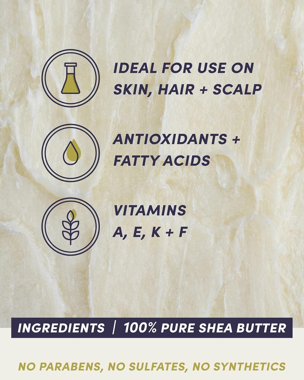 Eu'Genia Pregnancy Formula (Lavender, 12oz), 100% Pure Unrefined Ghanaian Shea, Premium Moisturizer Helps Prevent Stretch Marks, for All Skin & Hair Types