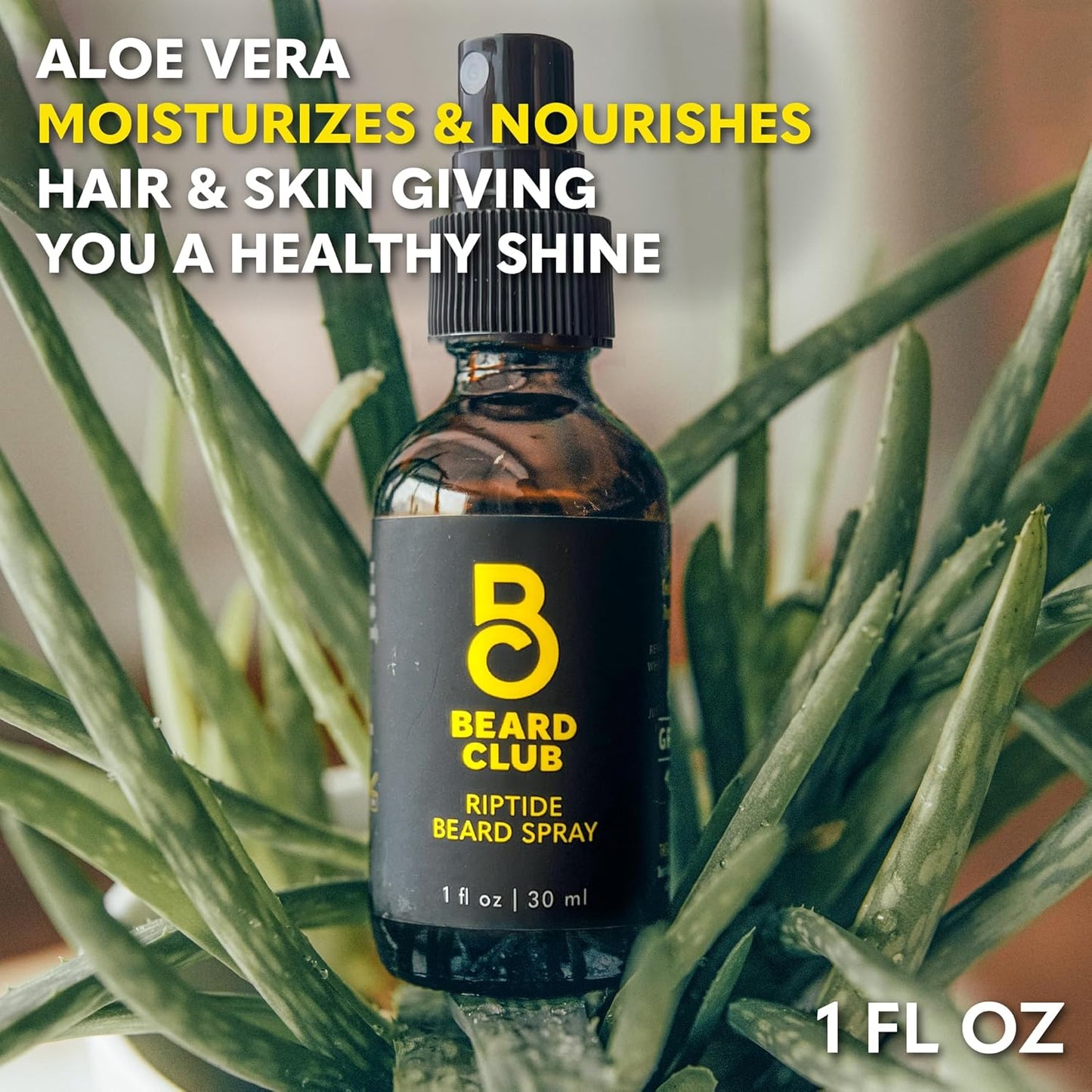 The Beard Club Riptide Beard Softening Spray by Beard Club - Nourishing & Styling Formula for Enhanced Beard Growth, Softness & Shine - Enriched with Natural Ingredients for Healthy Facial Hair