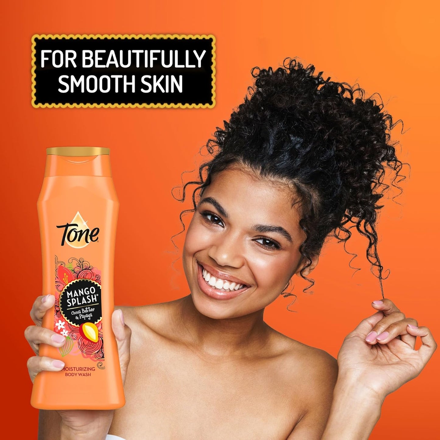 Tone Body Wash, Mango Splash, 16 Ounce (Pack of 6)