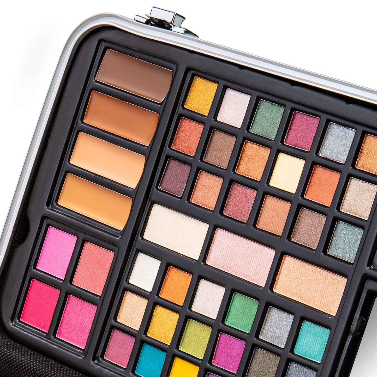 Makeup Kit Gift Set - 41 Eye Shadows, 7 Body Glitters, 1 Lip Liner Pencil, 1 Lipsticks, 4 Blushs, Eye liner pencil, 5 Concealers, 2 Lip Gloss, 5 Bronzers, Mirror