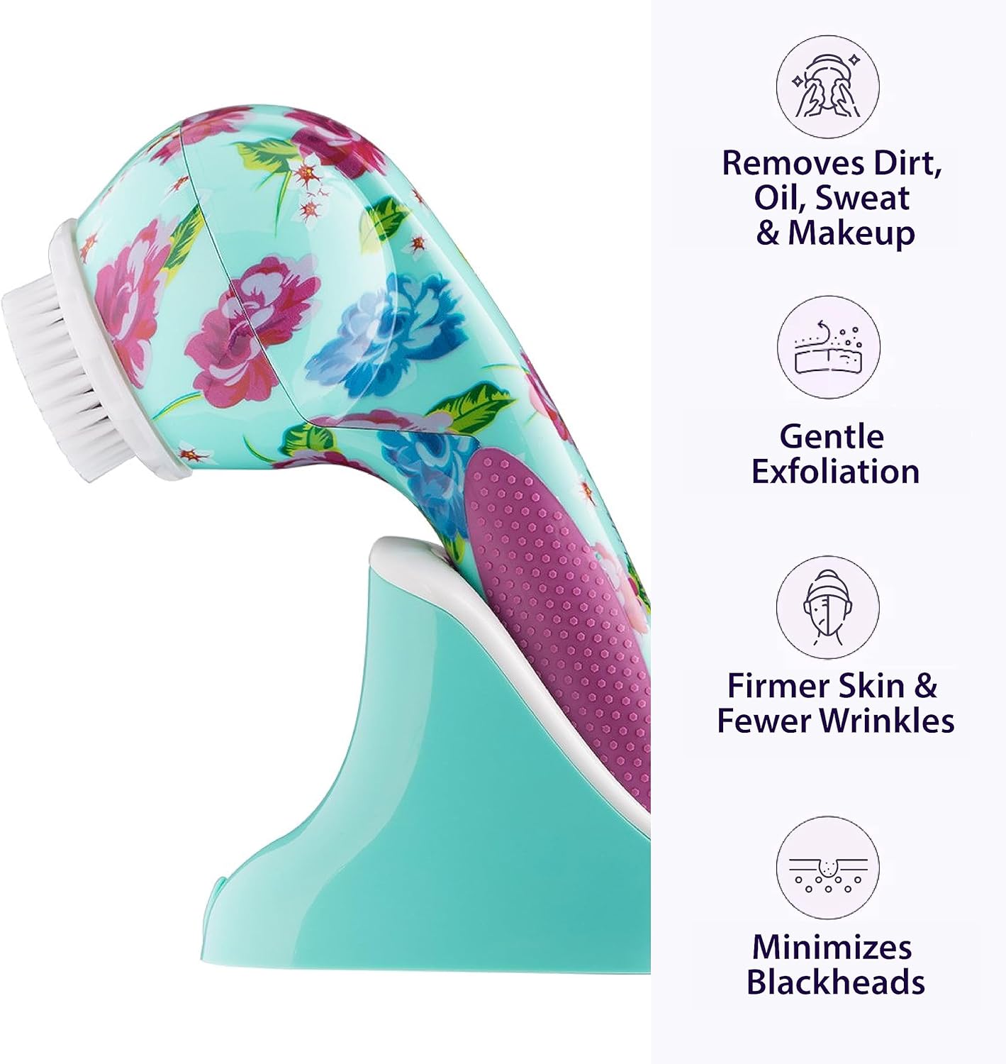 Michael Todd Beauty - Soniclear Elite - Facial Cleansing Brush System - 6-Speeds - Face Cleansing Brush & Exfoliating Body Scrubber