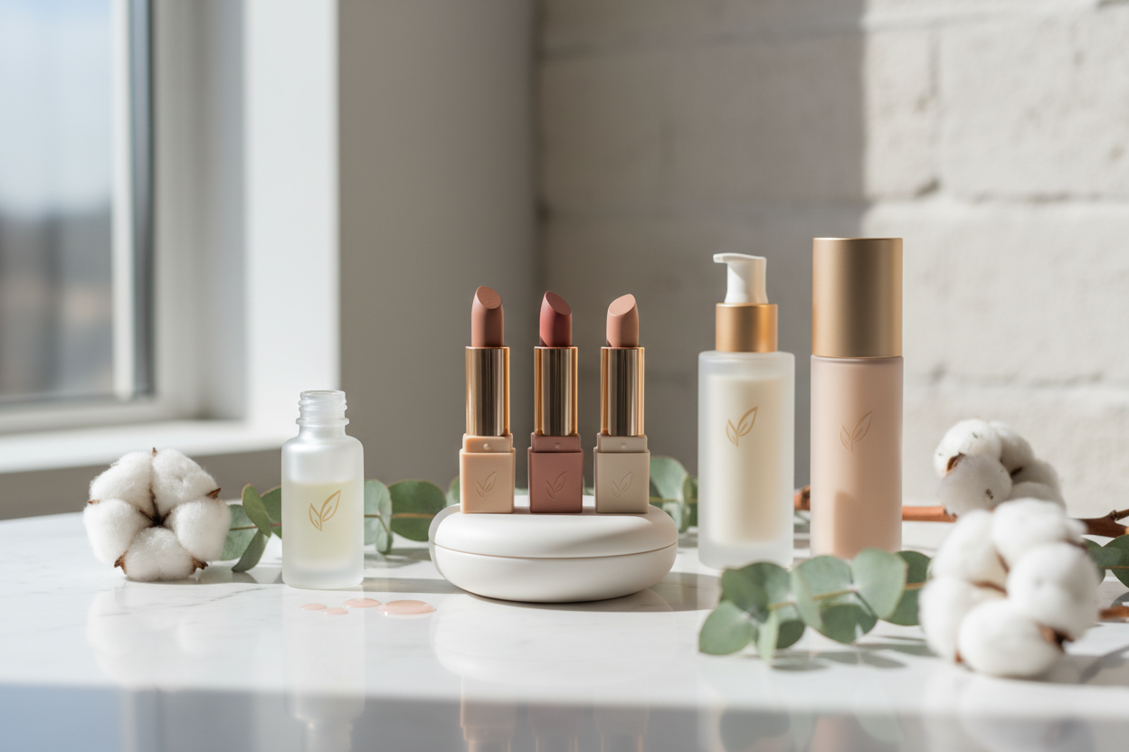 Discover clean, modern cosmetics made to enhance your natural radiance — effortless, ethical, and truly you.
